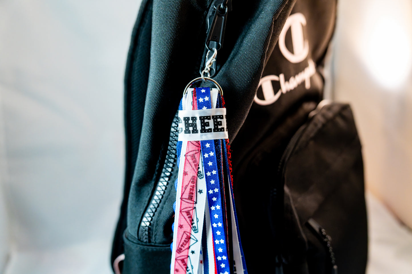 Simply Ribboned: The Cheer Keychain