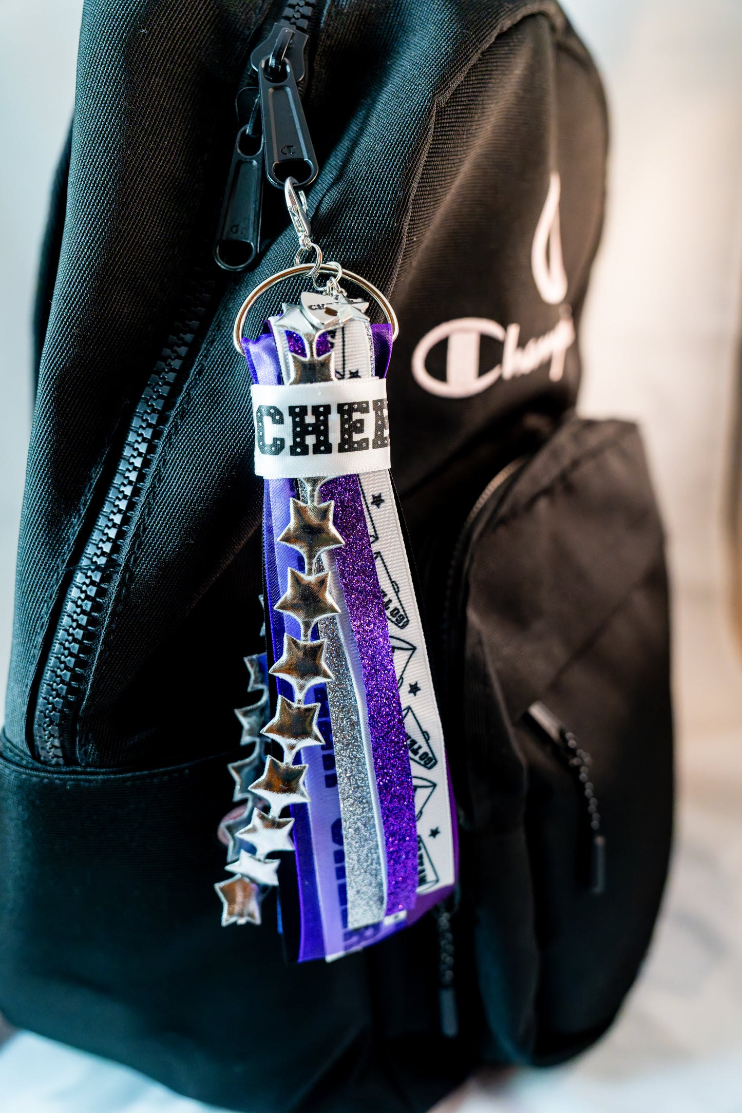 Simply Ribboned: The Cheer Keychain