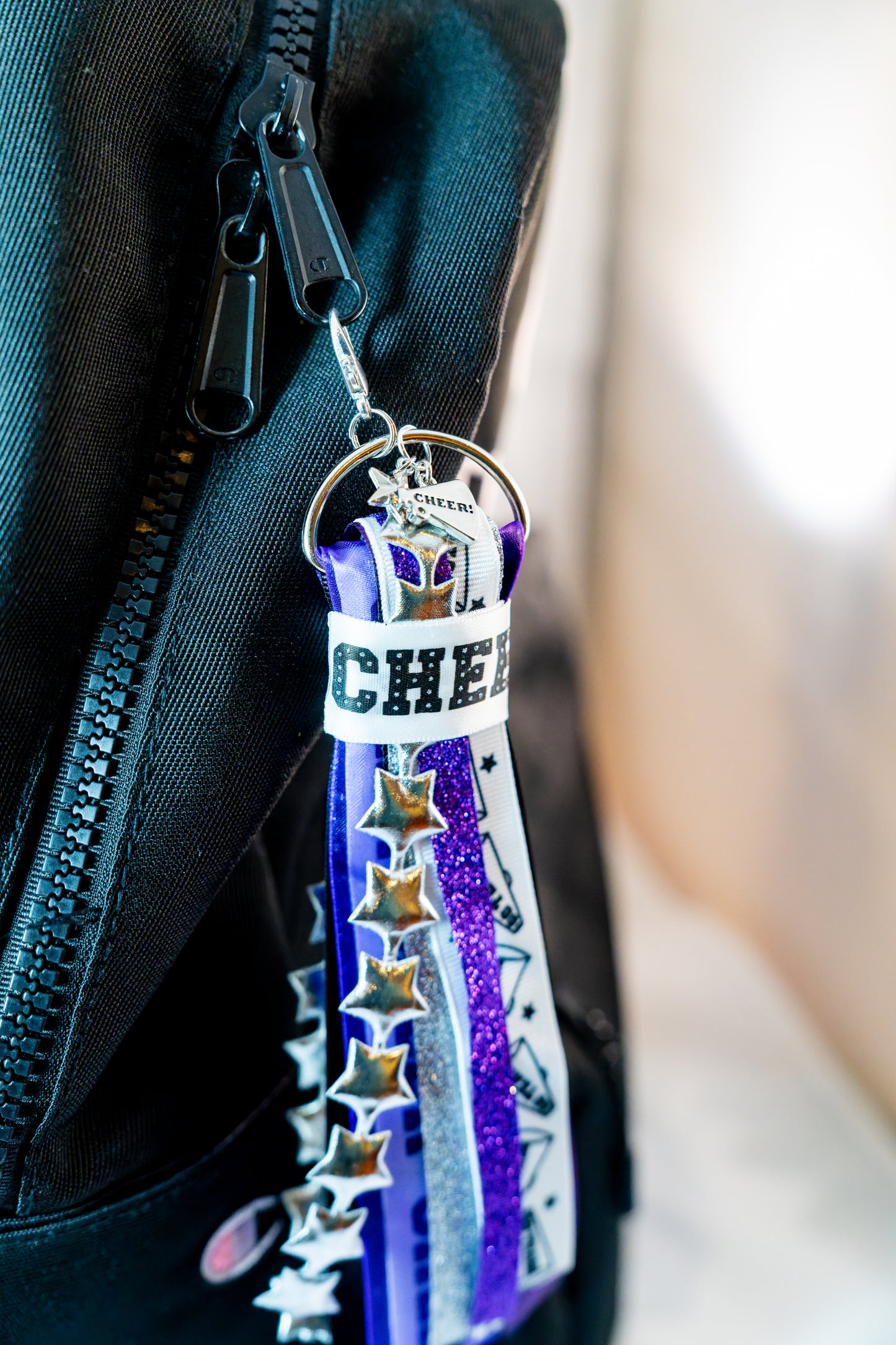 Simply Ribboned: The Cheer Keychain