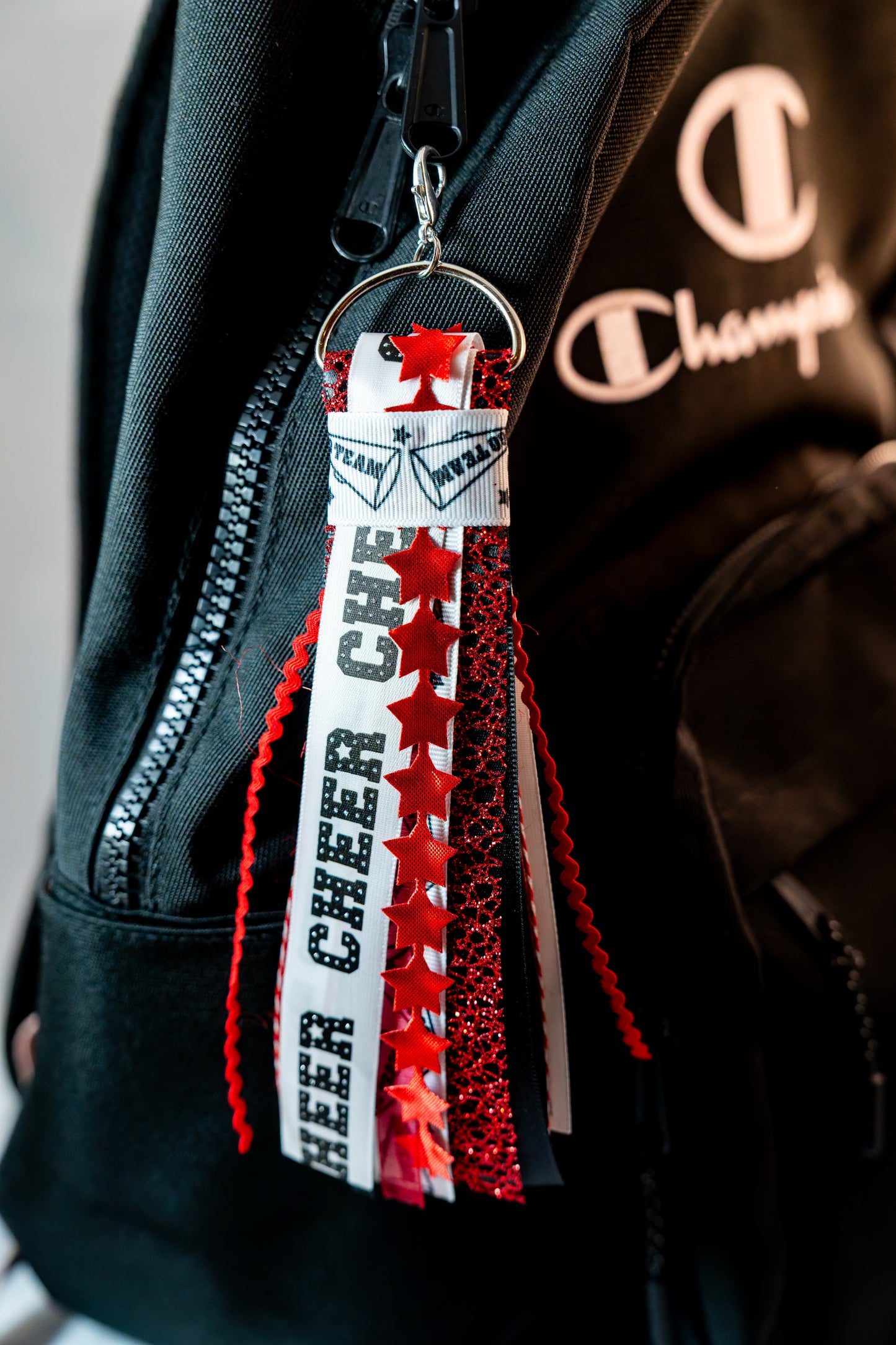 Simply Ribboned: The Cheer Keychain