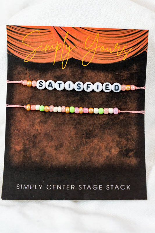 Satisfied: Simply Center Stage