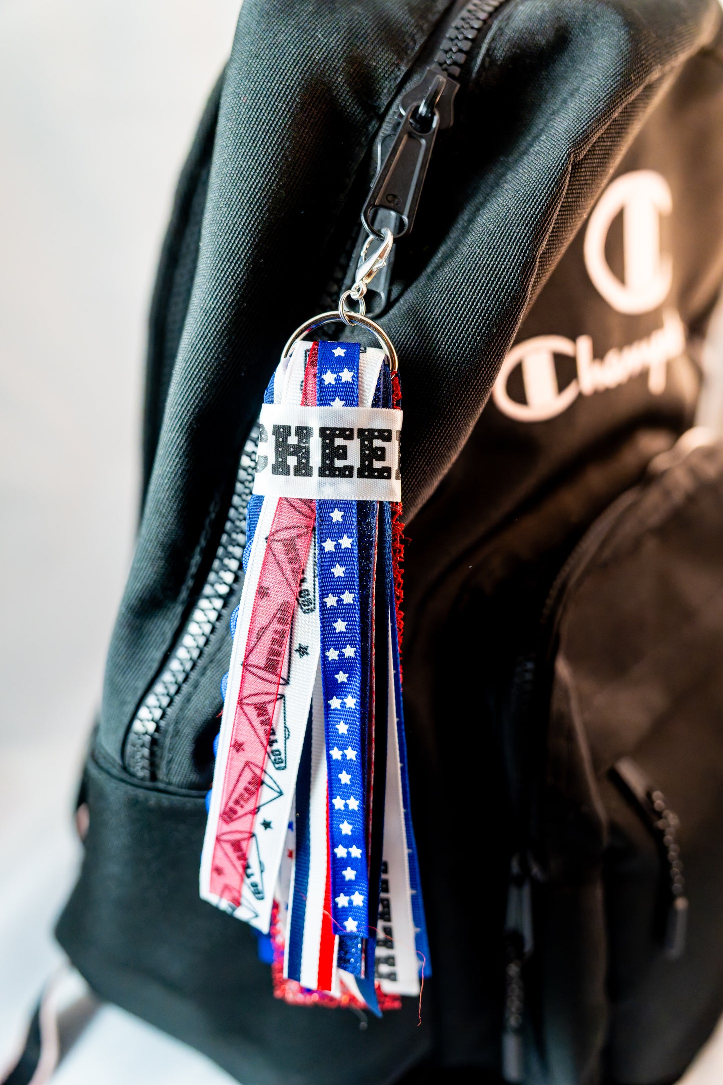 Simply Ribboned: The Cheer Keychain