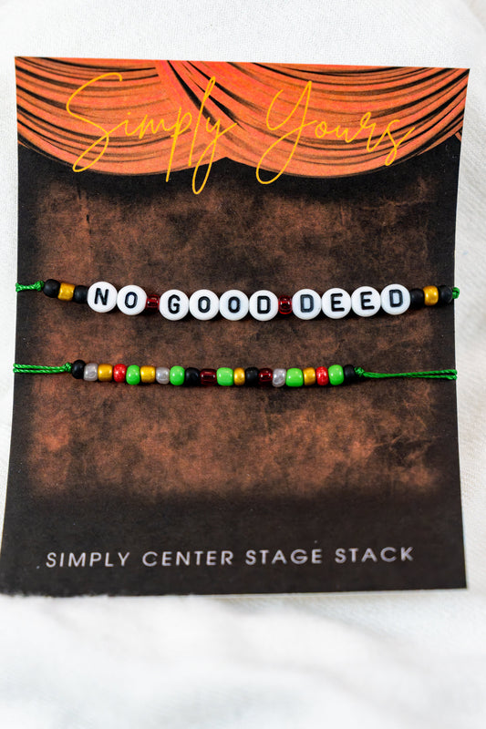 No Good Deed: Simply Center Stage