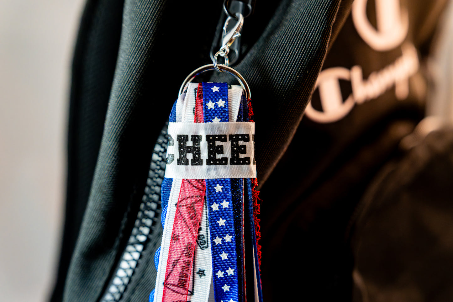 Simply Ribboned: The Cheer Keychain
