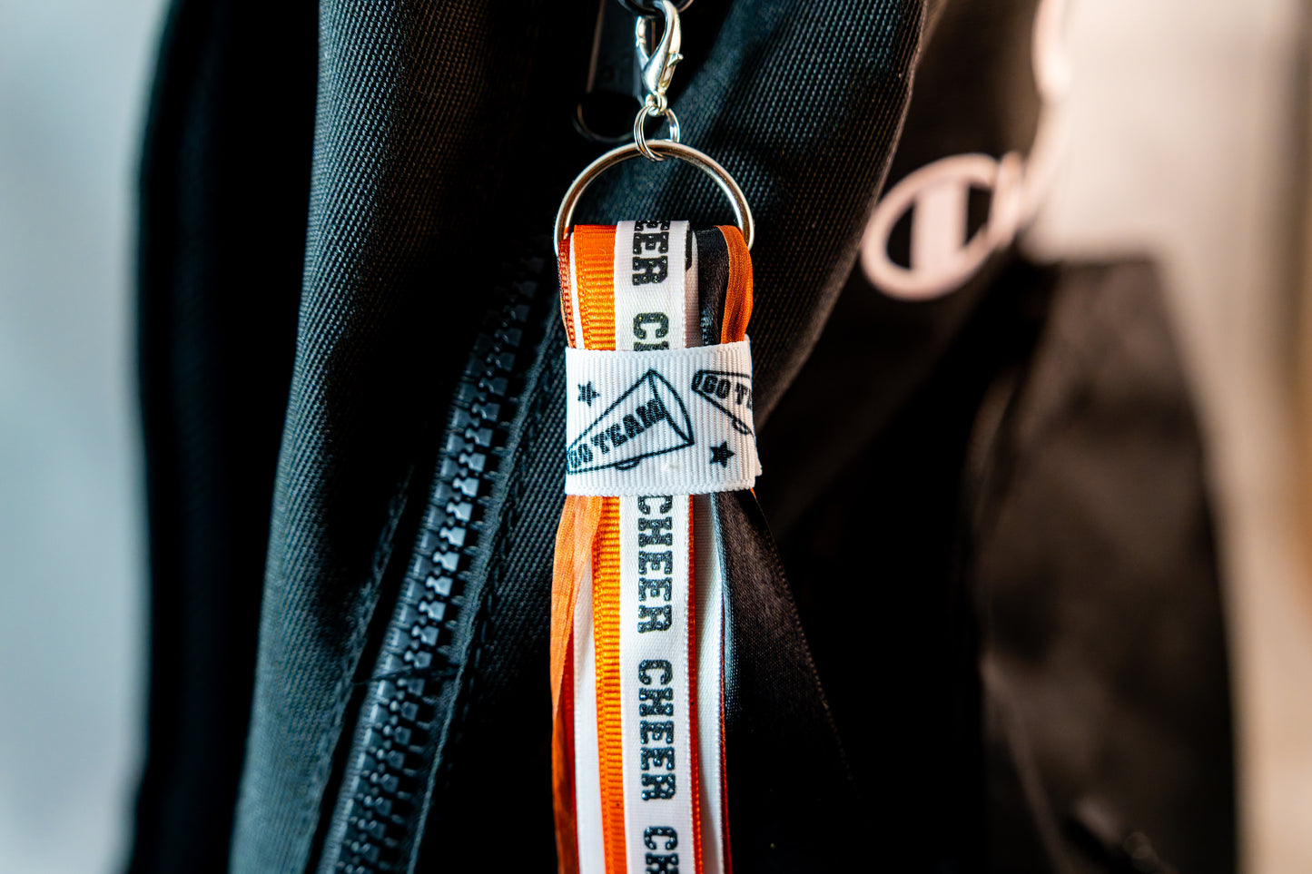 Simply Ribboned: The Cheer Keychain