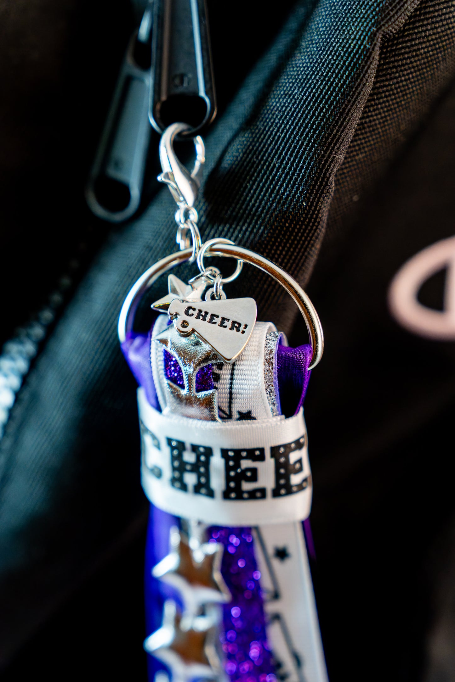 Simply Ribboned: The Cheer Keychain