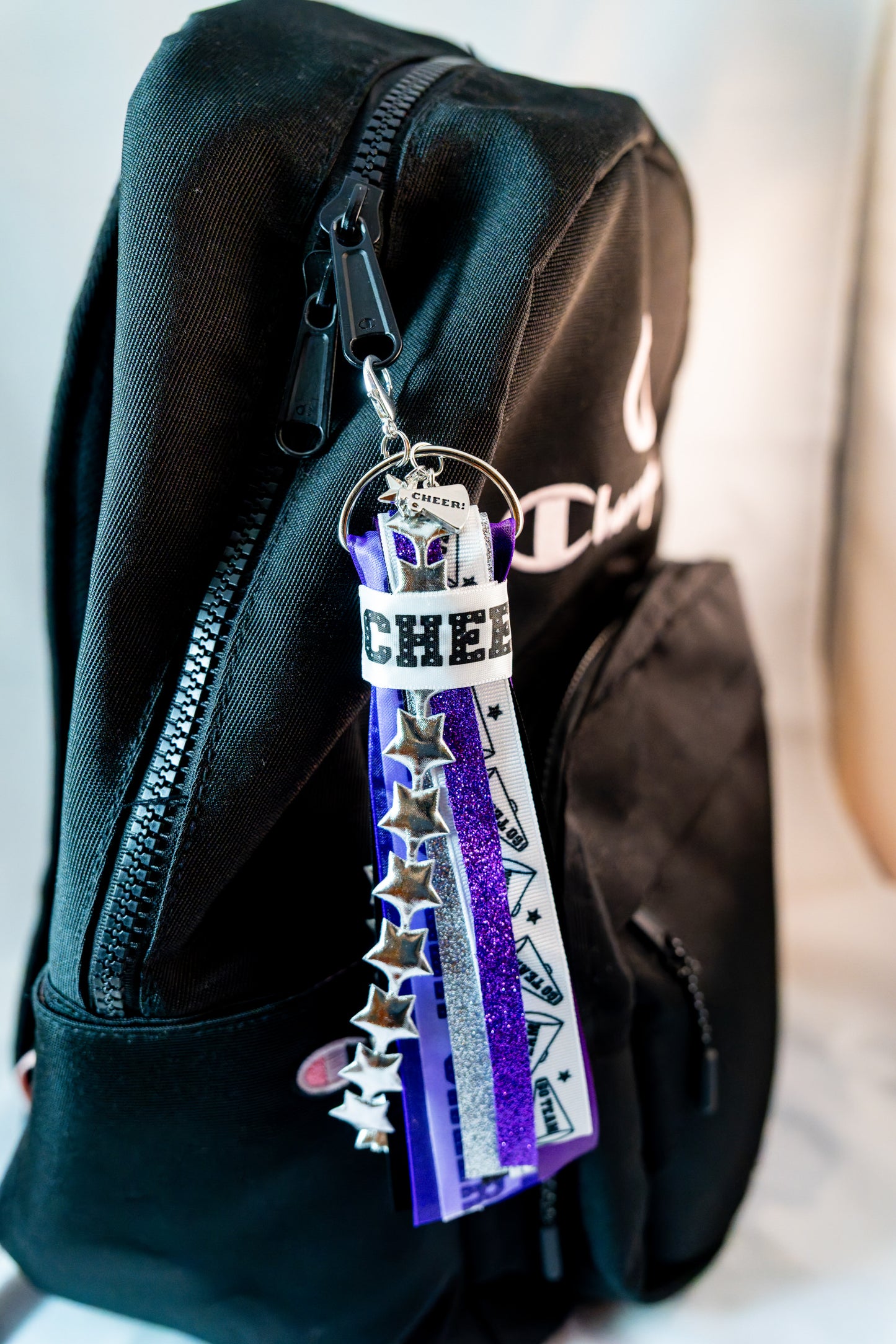 Simply Ribboned: The Cheer Keychain
