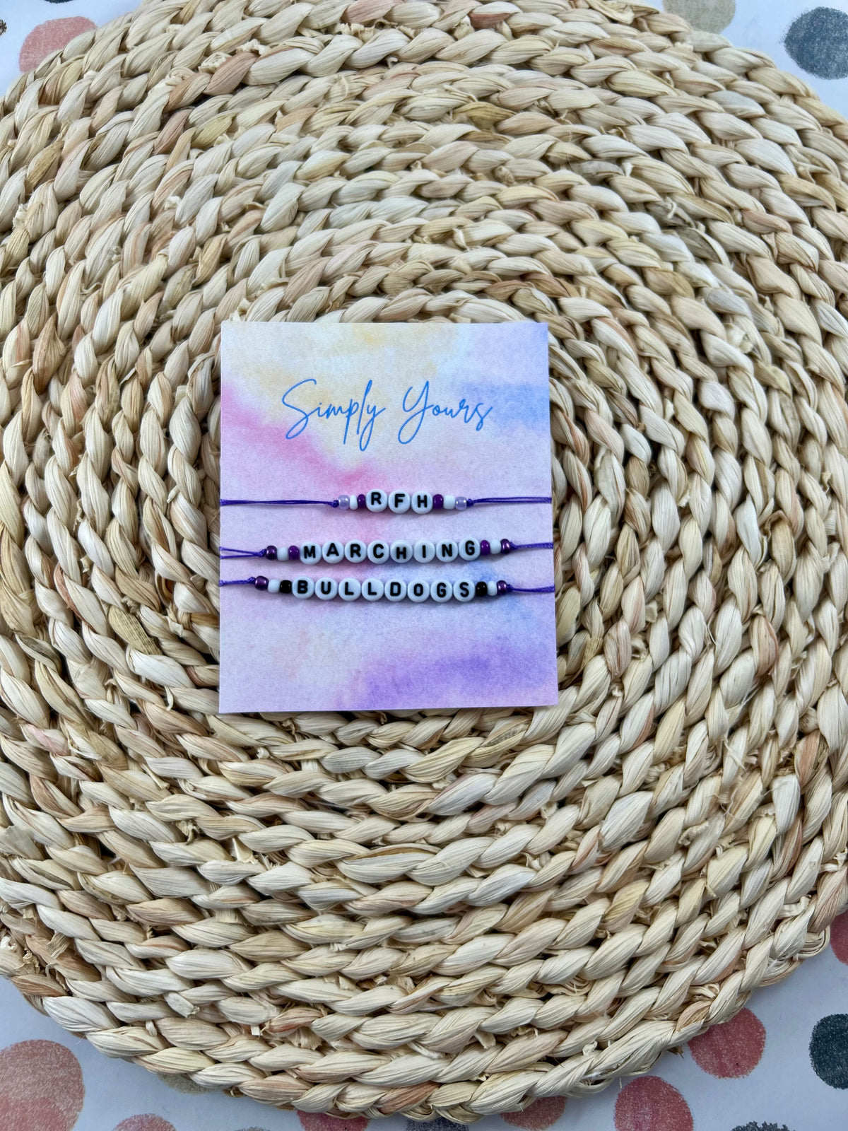 RFH Marching Bulldogs Bracelet Stack