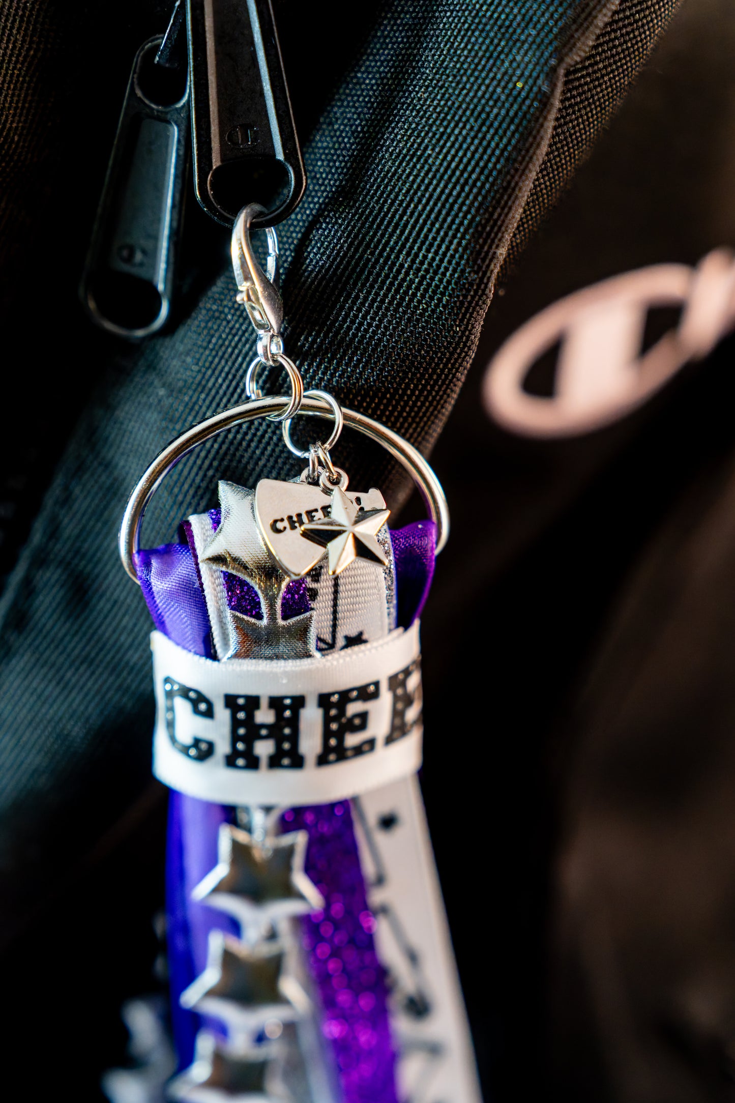 Simply Ribboned: The Cheer Keychain