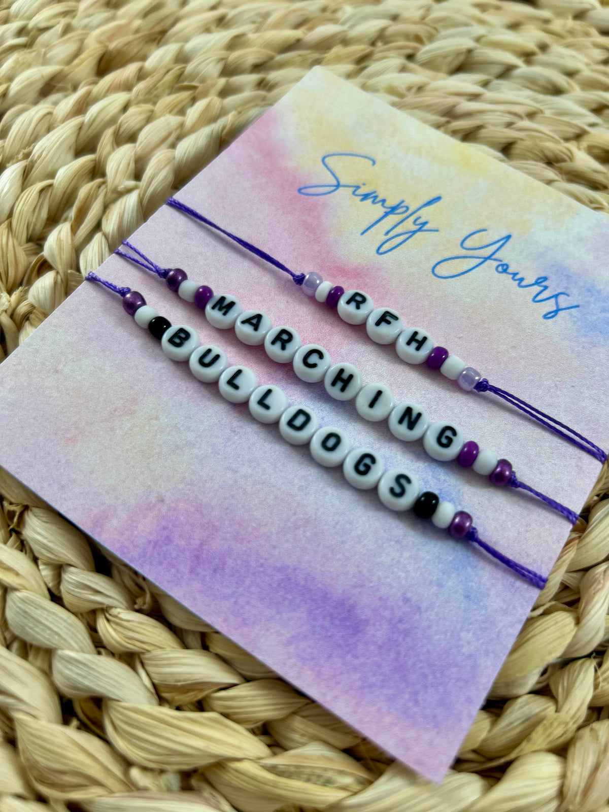 RFH Marching Bulldogs Bracelet Stack