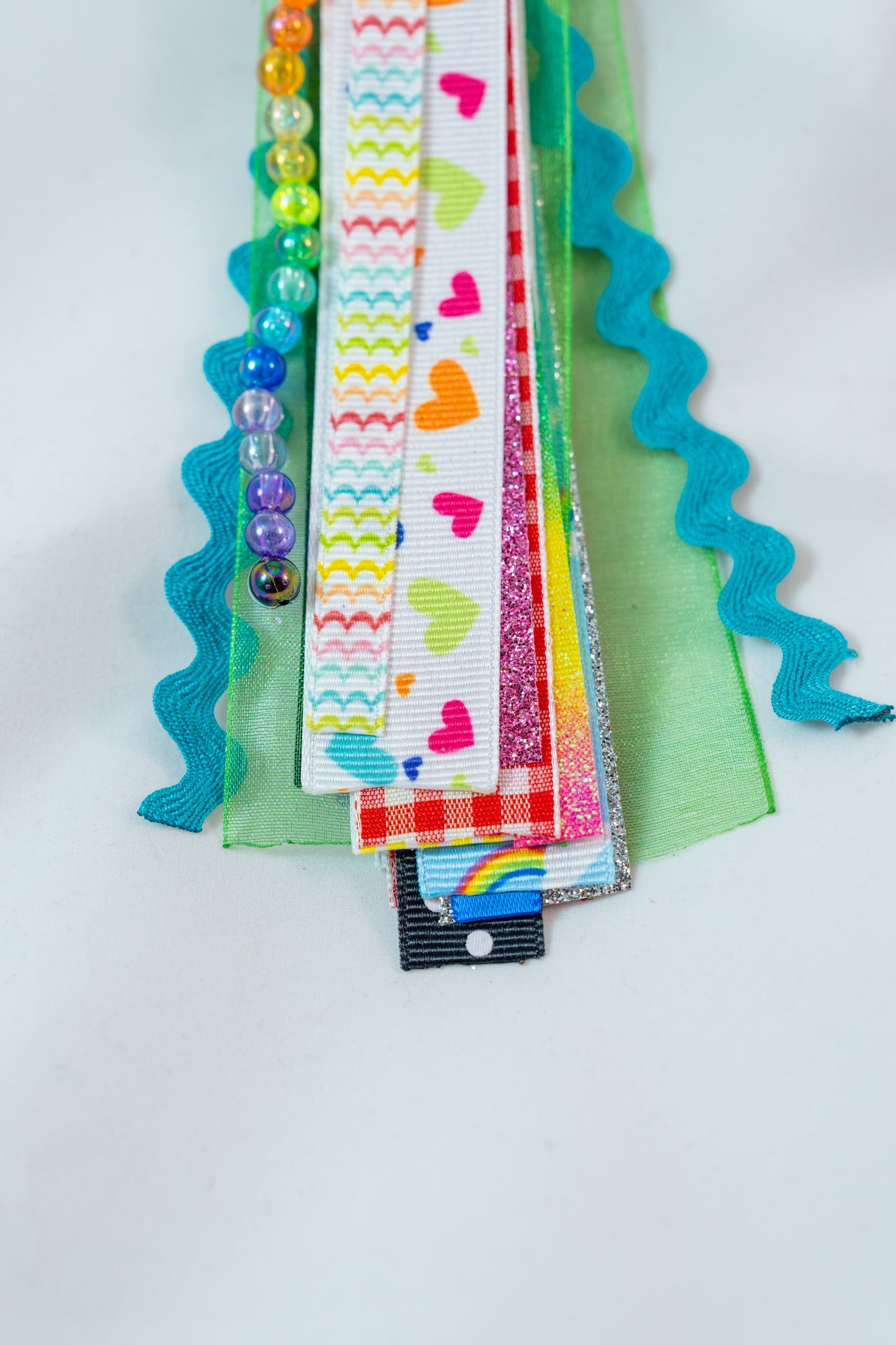 Simply Ribboned: The Rainbow Keychain