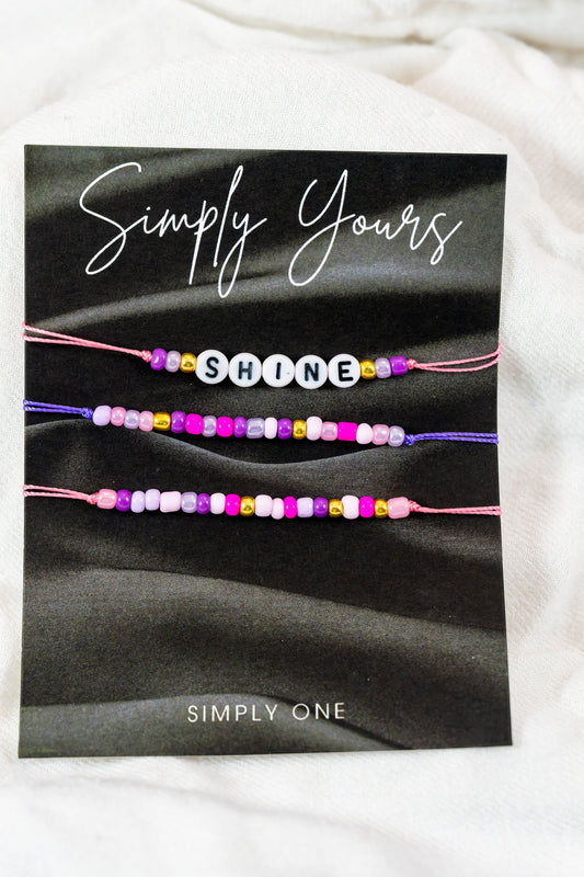 SHINE — Simply One Bracelet Stack